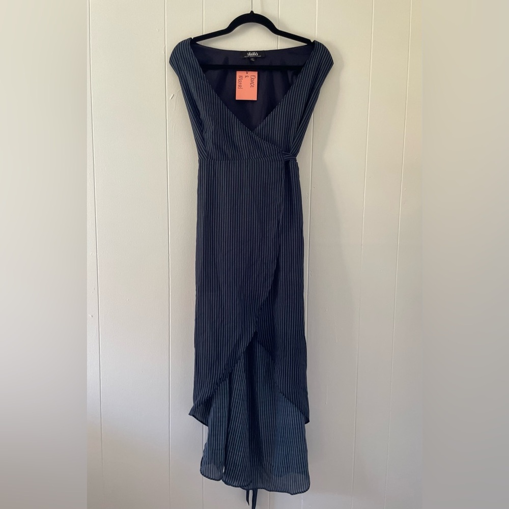 Lulus High-Low Wrap Dress - Picture 7 of 8